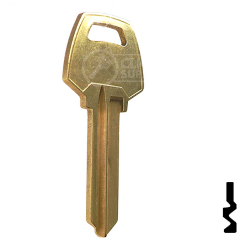 Uncut Key Blank | Corbin Russwin | CO89, A1001ABM — CLK Supplies