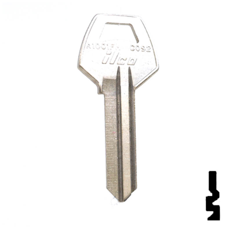 CO92, A1001FH Corbin Key Residential-Commercial Key Ilco