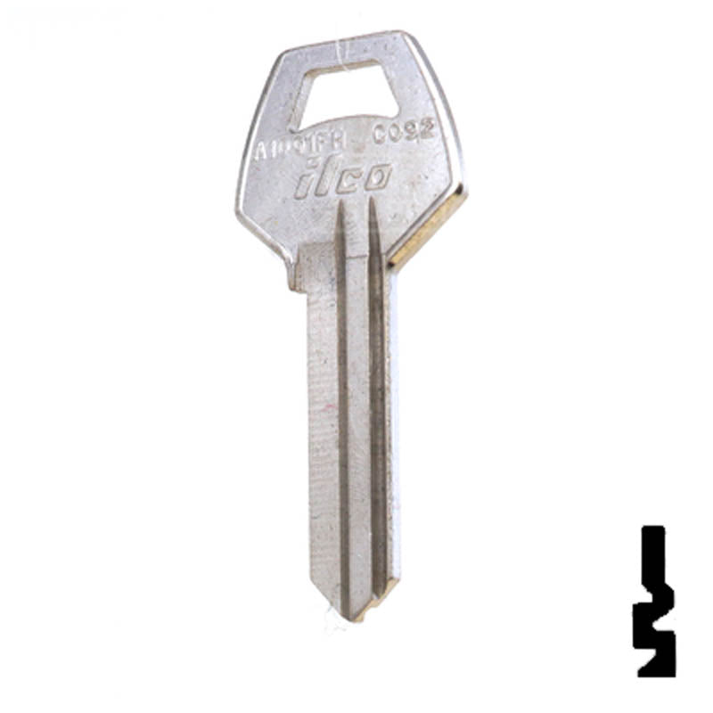 CO92, A1001FH Corbin Key Residential-Commercial Key Ilco