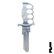 Forged - KNIFE- Kwikset Key Residential-Commercial Key Lucky Line