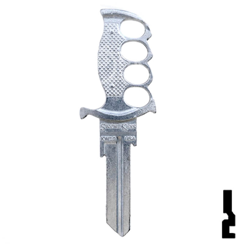 Forged - KNIFE- Kwikset Key Residential-Commercial Key Lucky Line