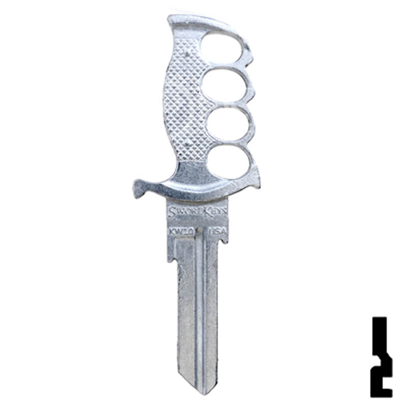 Forged - KNIFE- Kwikset Key Residential-Commercial Key Lucky Line
