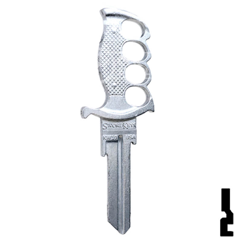 Forged - KNIFE- Kwikset Key Residential-Commercial Key Lucky Line