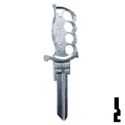 Forged - KNIFE- Kwikset Key Residential-Commercial Key Lucky Line