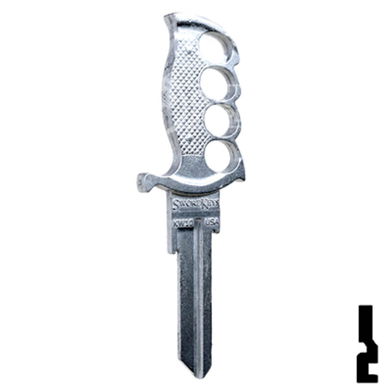 Forged - KNIFE- Kwikset Key Residential-Commercial Key Lucky Line