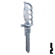 Forged - KNIFE- Kwikset Key Residential-Commercial Key Lucky Line