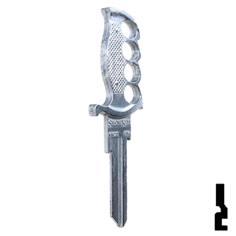 Forged - KNIFE- Kwikset Key Residential-Commercial Key Lucky Line