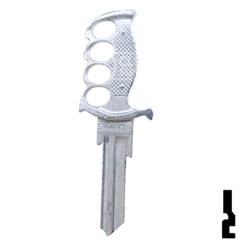 Forged - KNIFE- Kwikset Key Residential-Commercial Key Lucky Line
