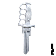 Forged - KNIFE- Kwikset Key Residential-Commercial Key Lucky Line