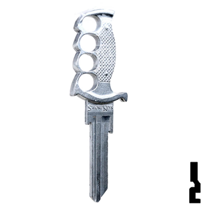Forged - KNIFE- Kwikset Key Residential-Commercial Key Lucky Line