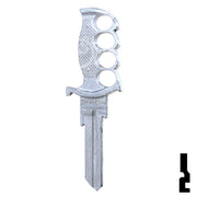 Forged - KNIFE- Kwikset Key Residential-Commercial Key Lucky Line
