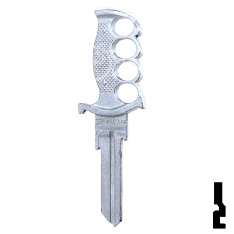 Forged - KNIFE- Kwikset Key Residential-Commercial Key Lucky Line