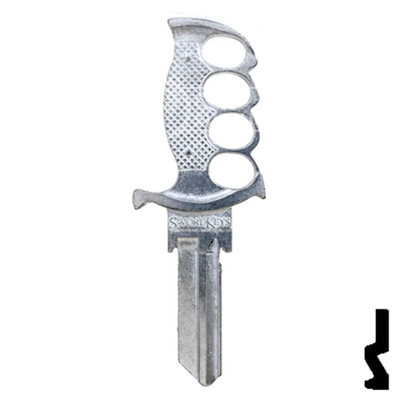 Forged - KNIFE- Schlage SC1 Key Residential-Commercial Key Lucky Line
