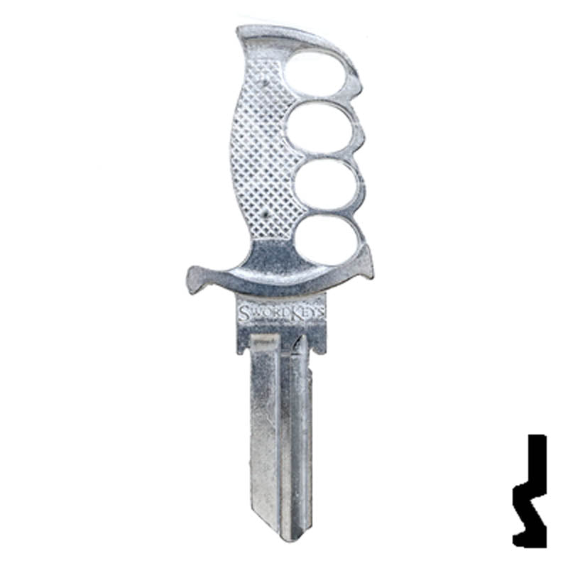 Forged - KNIFE- Schlage SC1 Key Residential-Commercial Key Lucky Line