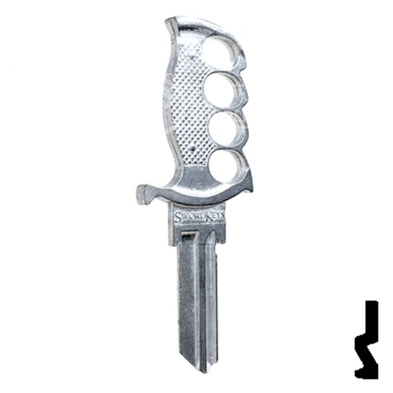 Forged - KNIFE- Schlage SC1 Key Residential-Commercial Key Lucky Line