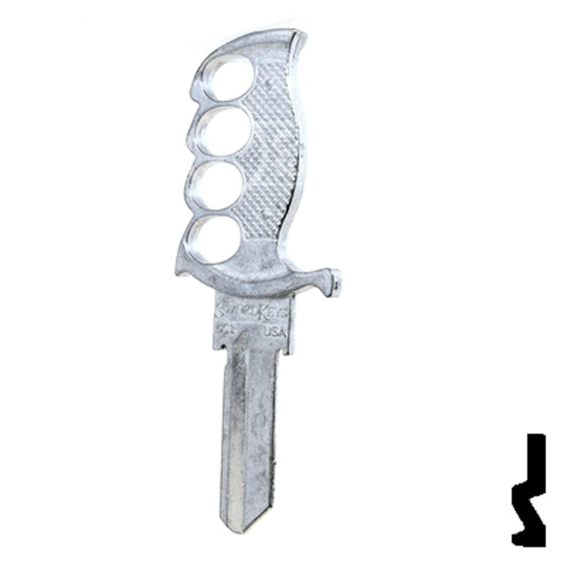 Forged - KNIFE- Schlage SC1 Key Residential-Commercial Key Lucky Line