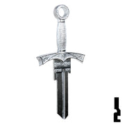 Forged - SWORD- Kwikset Key Residential-Commercial Key Lucky Line