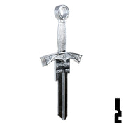 Forged - SWORD- Kwikset Key Residential-Commercial Key Lucky Line