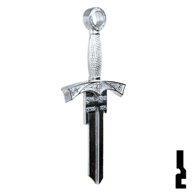 Forged - SWORD- Kwikset Key Residential-Commercial Key Lucky Line