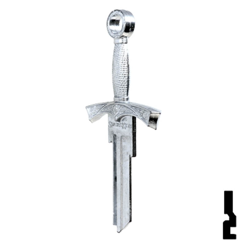 Forged - SWORD- Kwikset Key Residential-Commercial Key Lucky Line