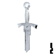 Forged - SWORD- Kwikset Key Residential-Commercial Key Lucky Line