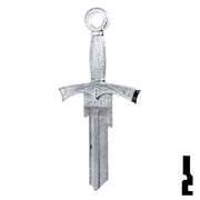 Forged - SWORD- Kwikset Key Residential-Commercial Key Lucky Line