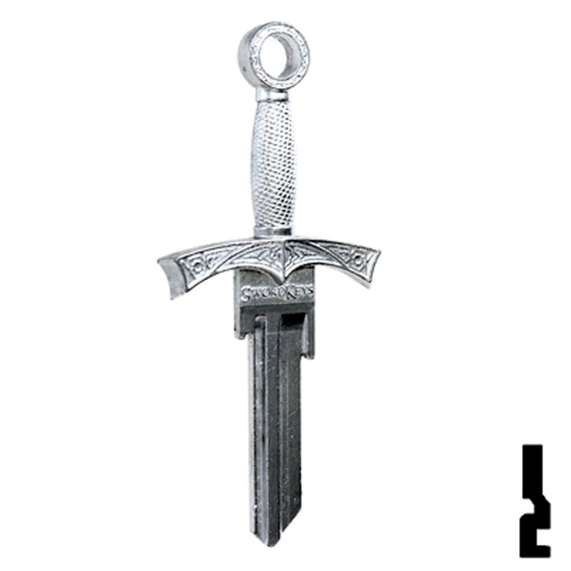 Forged - SWORD- Kwikset Key Residential-Commercial Key Lucky Line