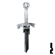Forged - SWORD- Kwikset Key Residential-Commercial Key Lucky Line