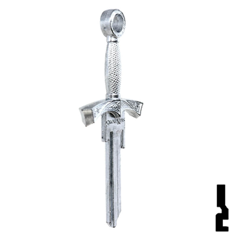 Forged - SWORD- Kwikset Key Residential-Commercial Key Lucky Line