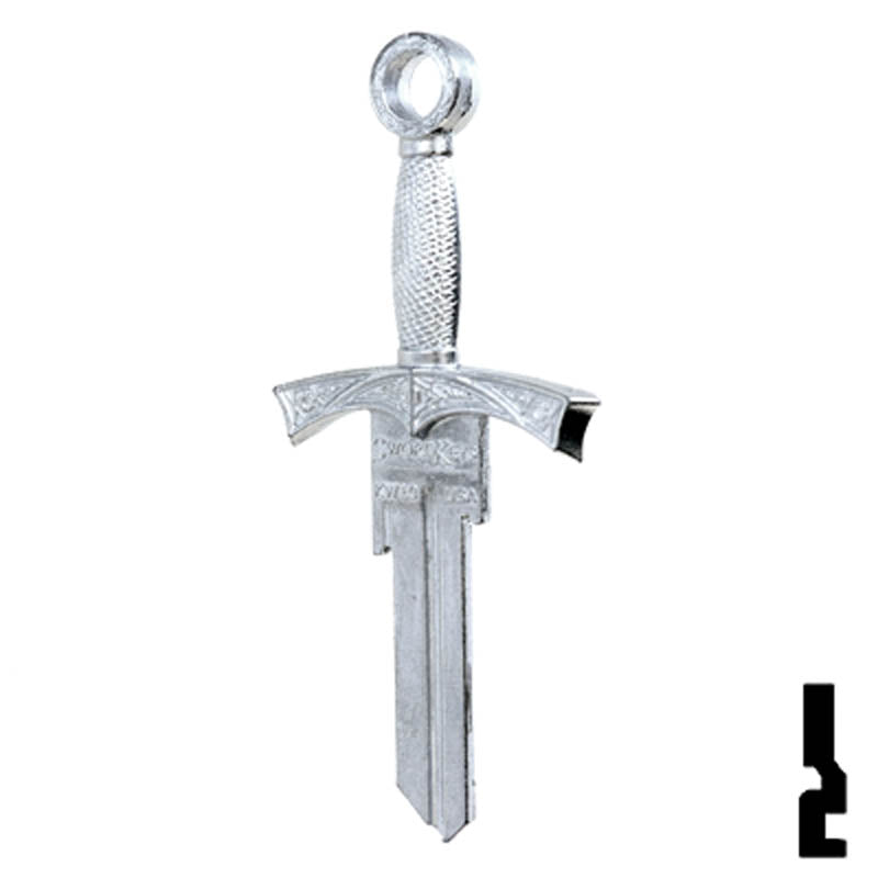 Forged - SWORD- Kwikset Key Residential-Commercial Key Lucky Line
