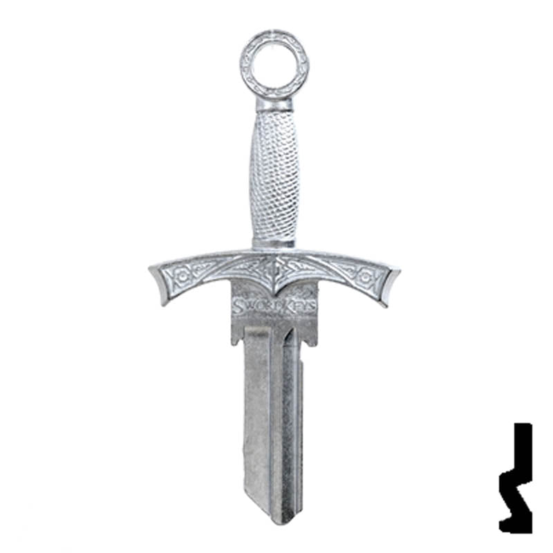 Forged - SWORD- Schlage SC1 Key Residential-Commercial Key Lucky Line
