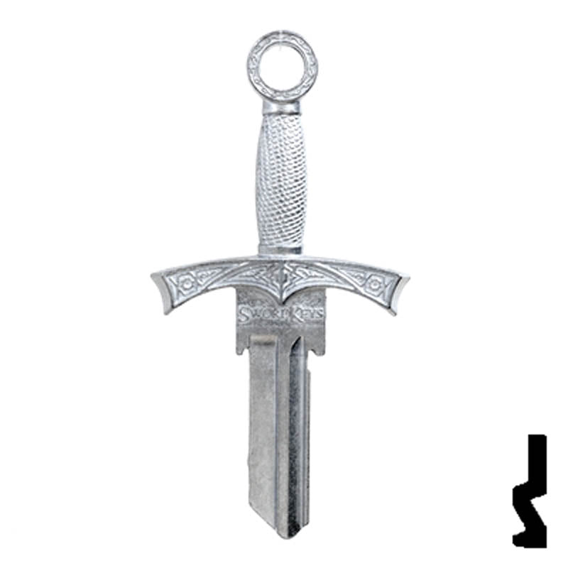 Forged - SWORD- Schlage SC1 Key Residential-Commercial Key Lucky Line