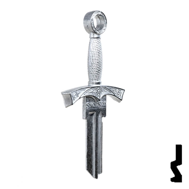 Forged - SWORD- Schlage SC1 Key Residential-Commercial Key Lucky Line