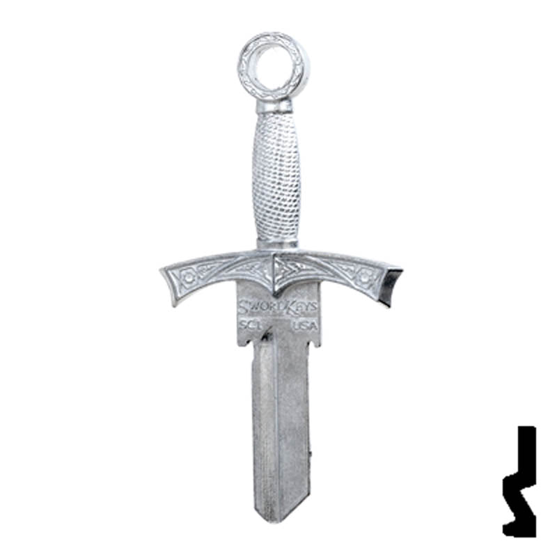 Forged - SWORD- Schlage SC1 Key Residential-Commercial Key Lucky Line