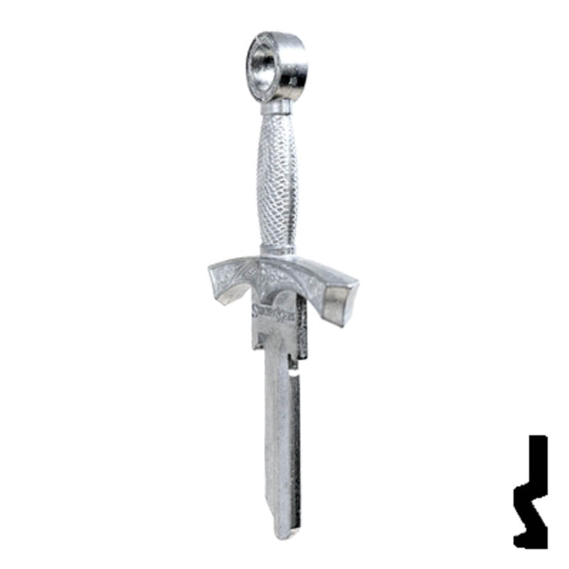 Forged - SWORD- Schlage SC1 Key Residential-Commercial Key Lucky Line