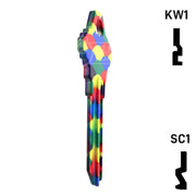 Happy Keys- Balloons Key (Choose Keyway) Residential-Commercial Key Howard Keys