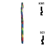 Happy Keys- Balloons Key (Choose Keyway) Residential-Commercial Key Howard Keys