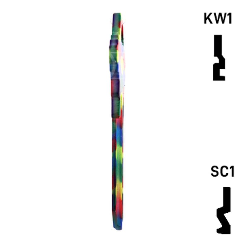 Happy Keys- Balloons Key (Choose Keyway) Residential-Commercial Key Howard Keys
