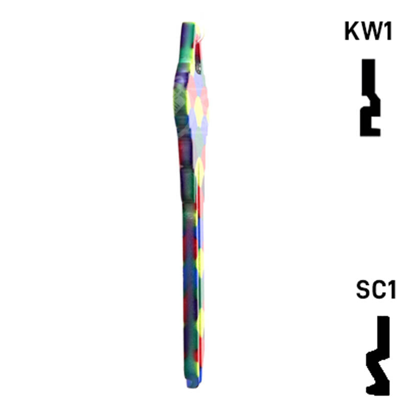 Happy Keys- Balloons Key (Choose Keyway) Residential-Commercial Key Howard Keys
