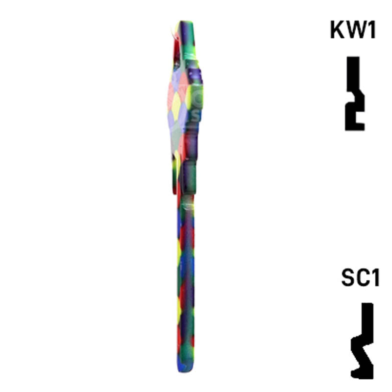 Happy Keys- Balloons Key (Choose Keyway) Residential-Commercial Key Howard Keys