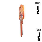 Happy Keys- BB8 Key (Choose Keyway) Residential-Commercial Key Howard Keys