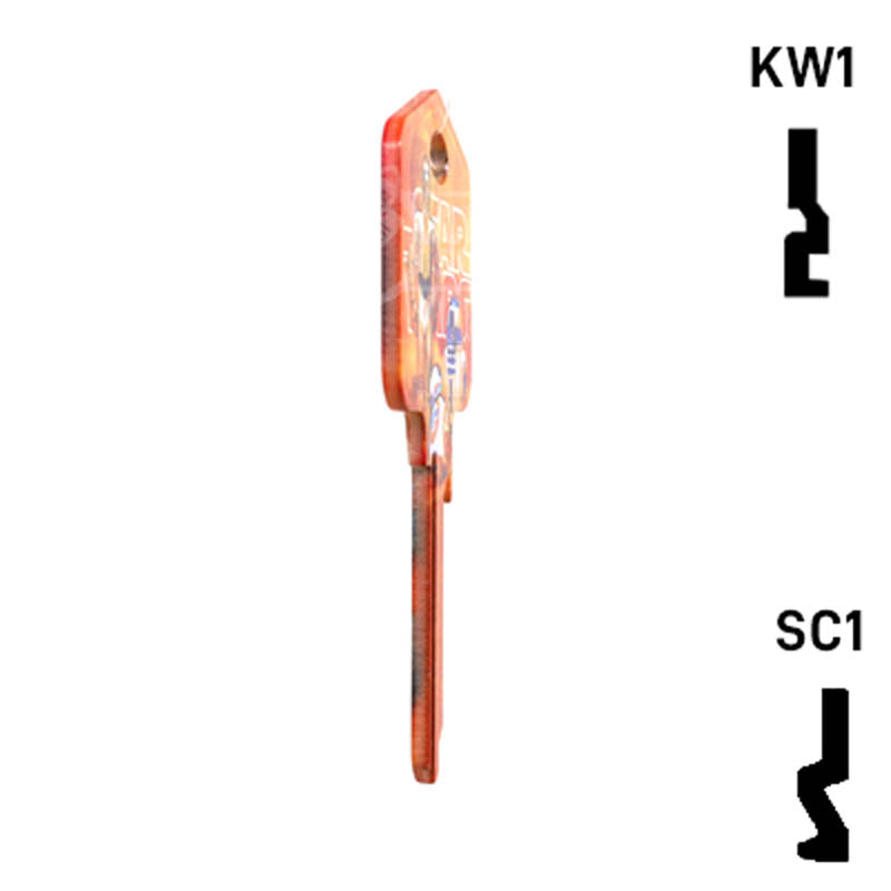 Happy Keys- BB8 Key (Choose Keyway) Residential-Commercial Key Howard Keys