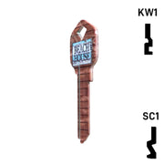 Happy Keys- Beach House Key (Choose Keyway) Residential-Commercial Key Howard Keys