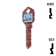 Happy Keys- Beach House Key (Choose Keyway) Residential-Commercial Key Howard Keys
