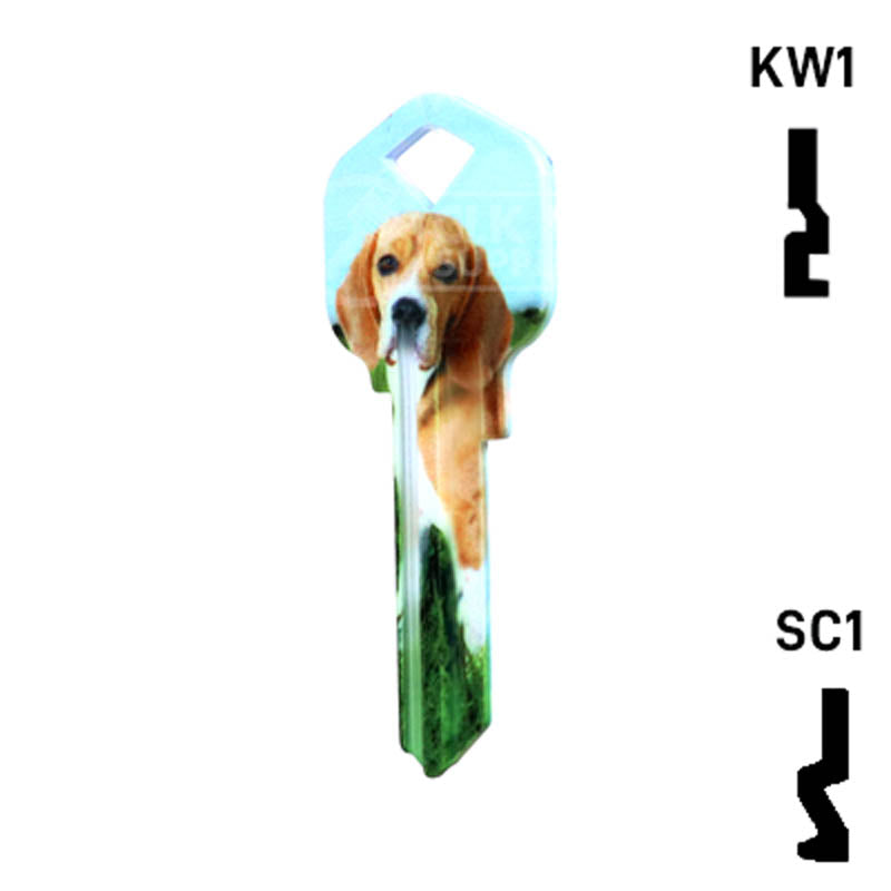 Happy Keys- Beagle Key (Choose Keyway) Residential-Commercial Key Howard Keys