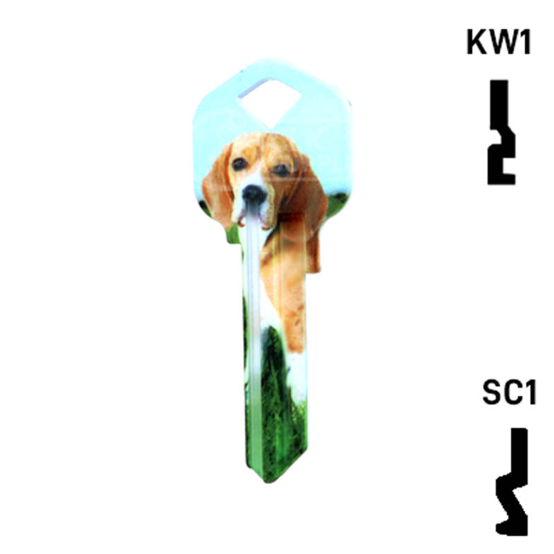 Happy Keys- Beagle Key (Choose Keyway) Residential-Commercial Key Howard Keys