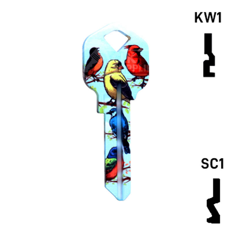Happy Keys- Birds Key (Choose Keyway) Residential-Commercial Key Howard Keys