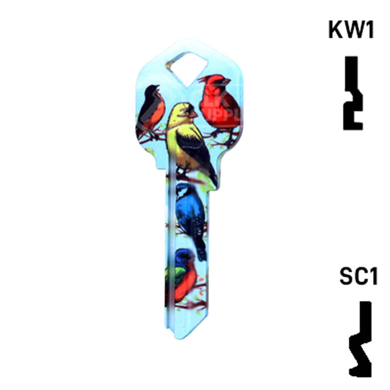 Happy Keys- Birds Key (Choose Keyway) Residential-Commercial Key Howard Keys