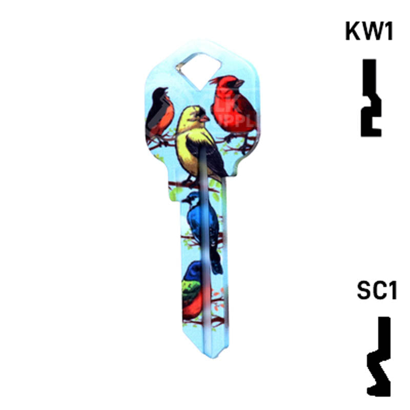 Happy Keys- Birds Key (Choose Keyway) Residential-Commercial Key Howard Keys