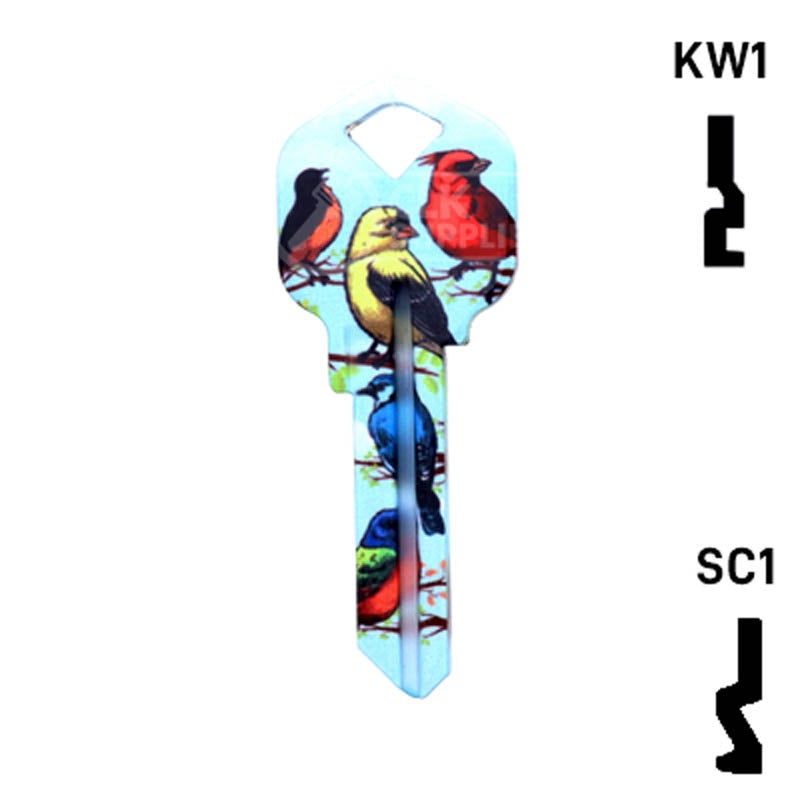 Happy Keys- Birds Key (Choose Keyway) Residential-Commercial Key Howard Keys